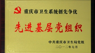 重庆市卫生系统创先争优先进基层党组织